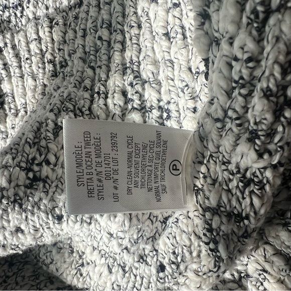 Theory FRETTA B OCEAN TWEED Sweater Large - Picture 6 of 9